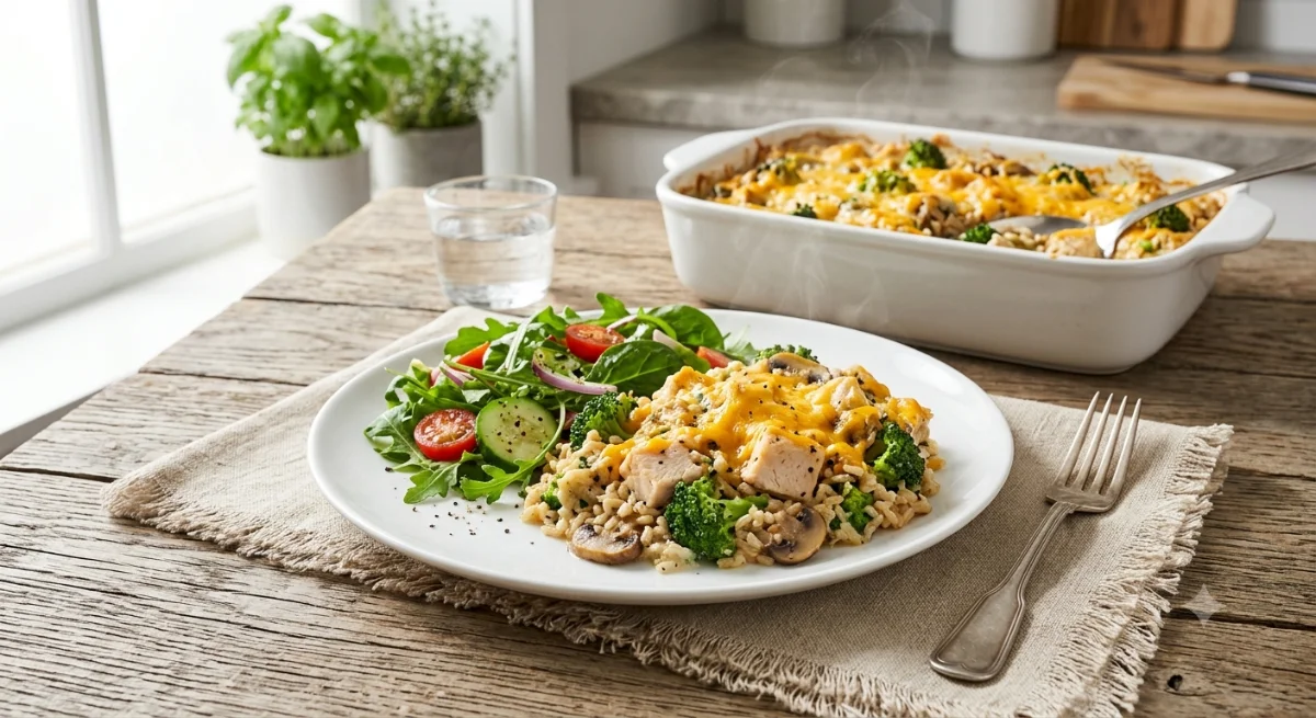 Chicken & Broccoli Brown Rice Casserole