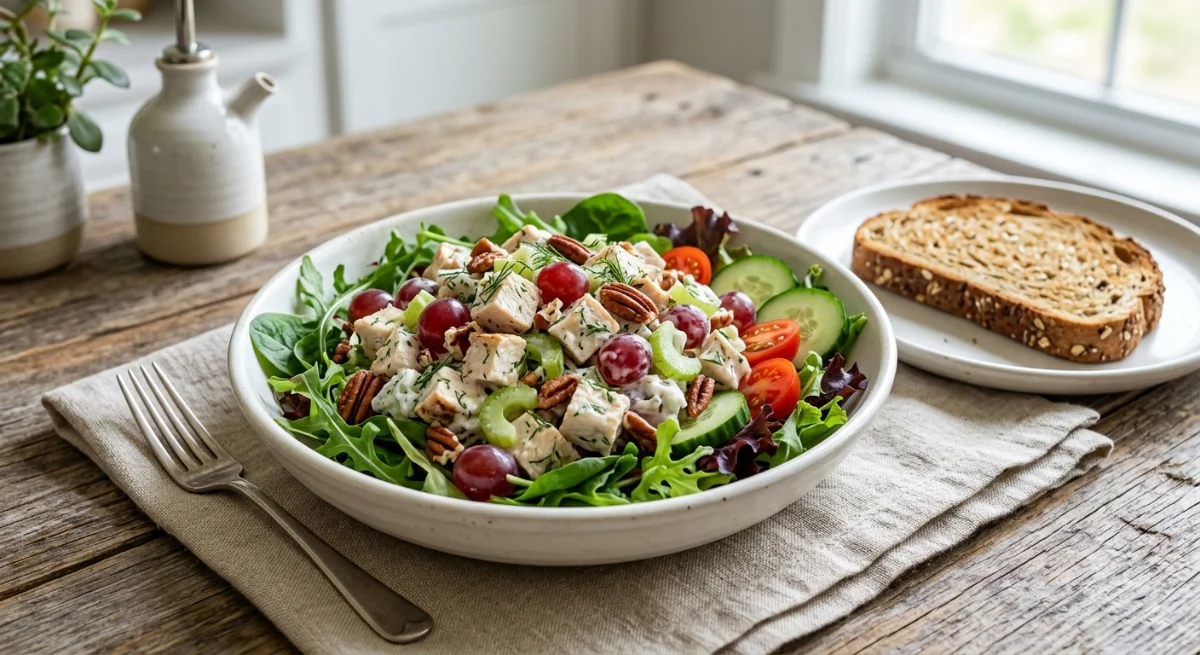Chicken Salad with Grapes, Pecans & Greek Yogurt