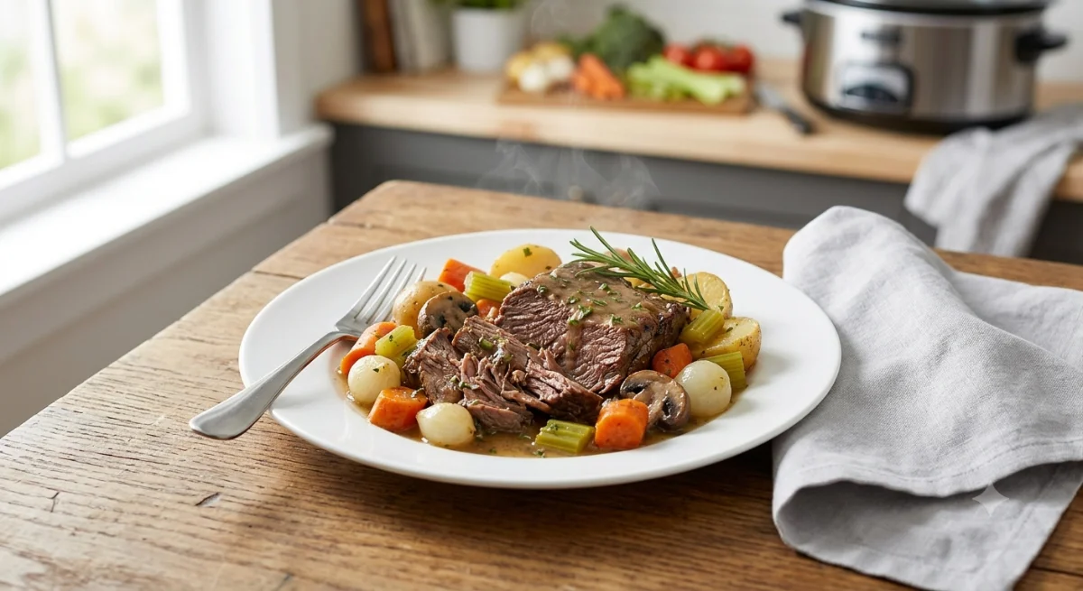 Slow Cooker Pot Roast with Vegetables